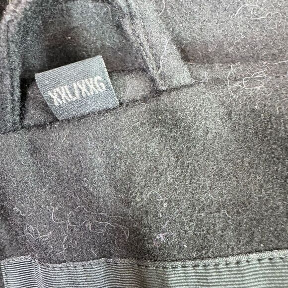 Guess Coat Womens XXL 2X Black Gray Hooded Wool Blend Overcoat A Line Classic - Picture 3 of 10